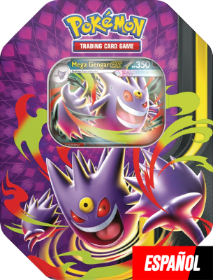 Tin Pokémon TCG: Mega Evolution - Mega Gengar ex Español