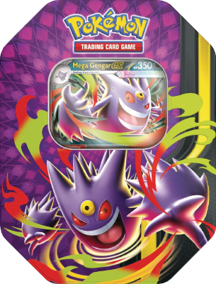 Tin Pokémon TCG: Mega Evolution - Mega Gengar ex Ingles