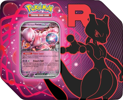 Tin Pokémon TCG: Team Rocket (Mewtwo ex)1