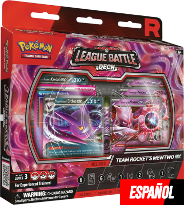 Mazo Combate Liga Pokemon: Mewtwo EX del Equipo Rocket