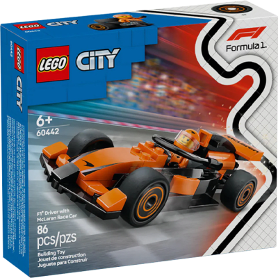 LEGO City: Piloto de F1® con Auto McLaren