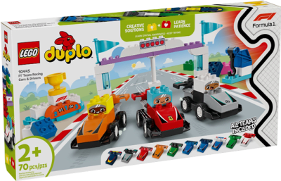 LEGO Duplo: F1 Team Racing Cars & Drivers