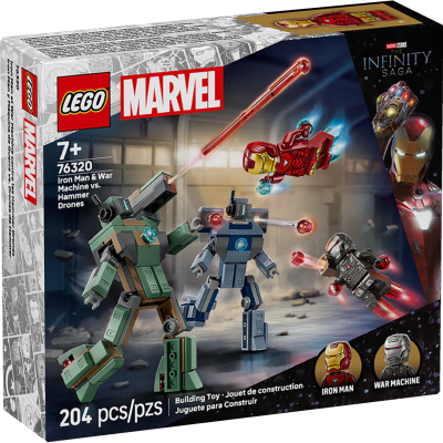 LEGO Marvel: Iron Man y Máquina de Guerra vs Drones de Hammer
