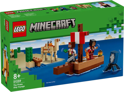 LEGO Minecraft: El Viaje en el Barco Pirata