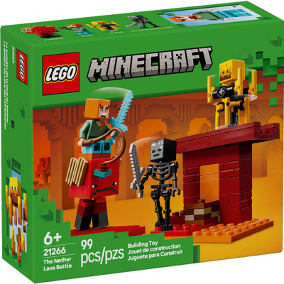 LEGO Minecraft: La Batalla de Lava del Inframundo