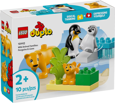 LEGO Duplo: Familias de la Fauna Salvaje: Pingüinos y Leones