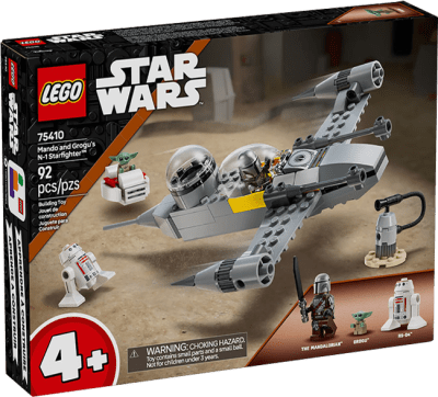 LEGO Star Wars: Caza Estelar N-1 de Mando y Grogu1