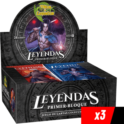 PREVENTA PACK X3 Caja de Sobres MyL: Leyendas Primer Bloque 4.0