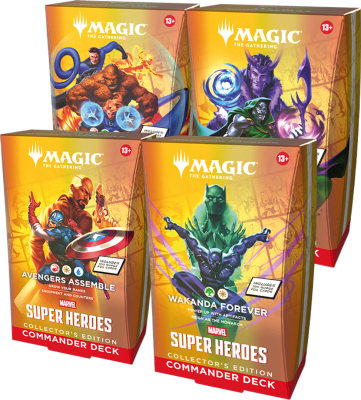 PREVENTA Pack Commander Collector Edition MTG: Marvel Super Heroes - Ingles