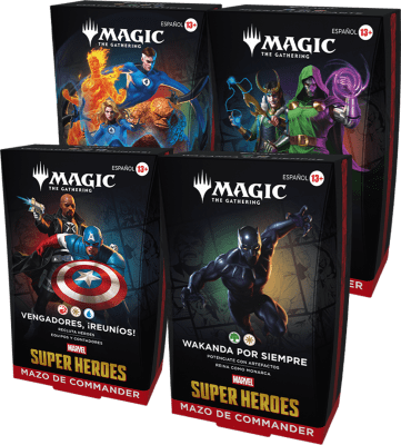 PREVENTA Pack Baraja Commander MTG: Marvel Super Heroes - Español1