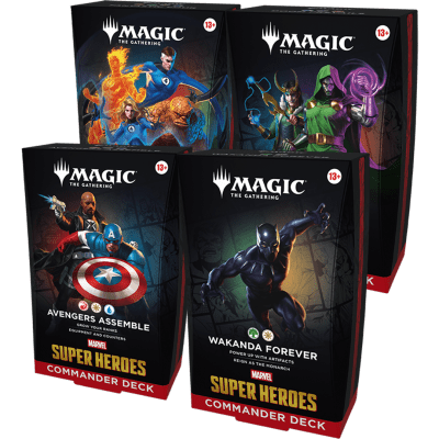 PREVENTA Pack Commander Decks MTG: Marvel Super Heroes - Ingles