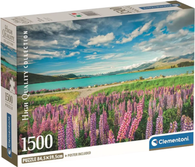 Puzzle Clementoni High Quality Collection 1500 Piezas (Lupins at Lake Tekapo)