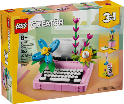 LEGO Creator: Máquina de Escribir con Flores1