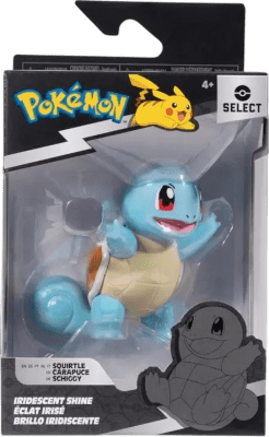 Figura Iridescent Shine Pokemon Jazwares Squirtle