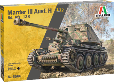 Model Kit Italeri: Marder III Ausf. H Sd. Kfz. 138