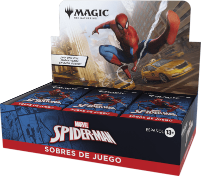 Caja de Sobres de Juego MTG: Marvel Spider-man1