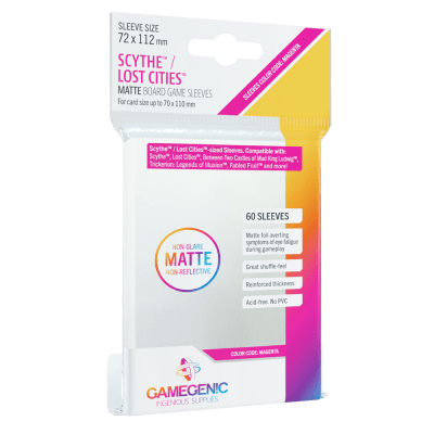 Protectores Gamegenic Scythe/Lost Cities Matte 72x112 mm 1