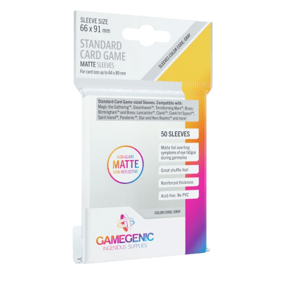 Protectores Gamegenic Standard Matte 66x91 mm