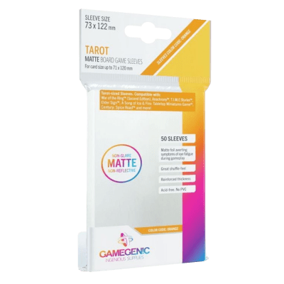Protectores Gamegenic Tarot Matte 73x122 mm
