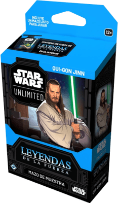 Spotlight Deck Star Wars Unlimited: Leyendas de la Fuerza (Qui-Gon Jinn)