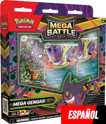 Mega Baraja de Combate Pokémon TCG (Gengar)1