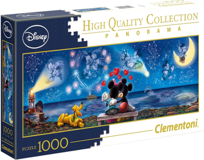 Puzzle Clementoni High Quality Collection Panorama 1000 Piezas Disney (Mickey y Minnie)1