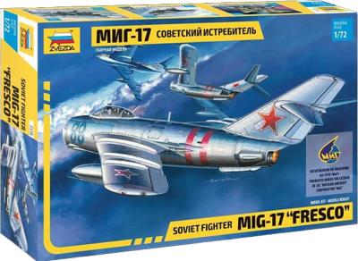 Model Kit Zvezda: 7318 Soviet Fighter MiG-17 