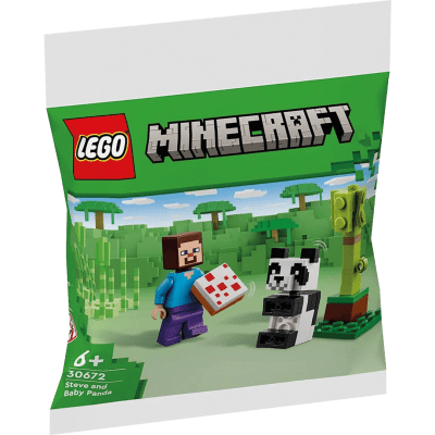 LEGO Minecraft: Steve y Panda Bebe1