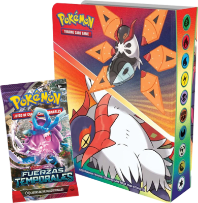 Mini Álbum + Sobre Pokémon TCG: Fuerzas Temporales1