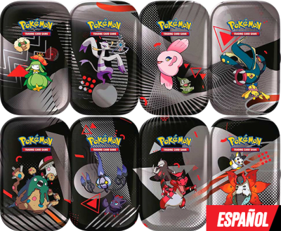 Mini Tin Pokémon TCG: Fulgor Negro & Llama Blanca1