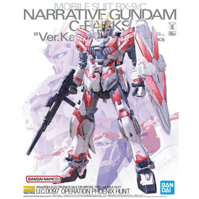 Model Kit Bandai Hobby MG: Narrative Gundam C-Pack Ver.ka