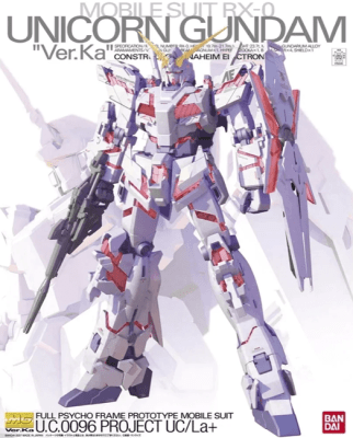 Model Kit Bandai Hobby MG: Unicorn Gundam Ver.ka1