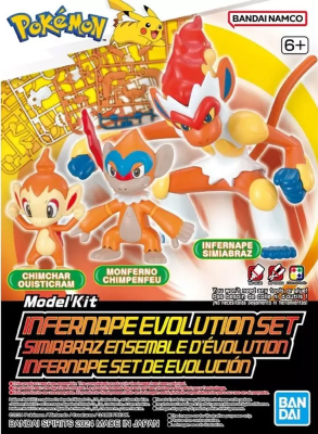 Model Kit Bandai Hobby Pokémon: Infernape Evolution Set