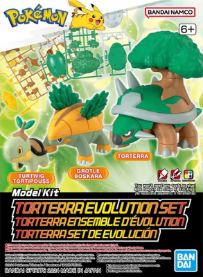 Model Kit Bandai Hobby Pokémon: Torterra Evolution Set1