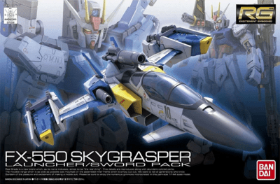 Model Kit Bandai Hobby RG: FX550 Skygrasper Launcher/Sword Pack