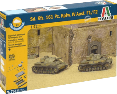 Model Kit Italeri: Sd. Kfz. 161 Pz. Kpfw. IV Ausf. F1/F21