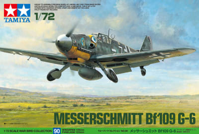 Model Kit Tamiya: 1/72 Bf109 G-6
