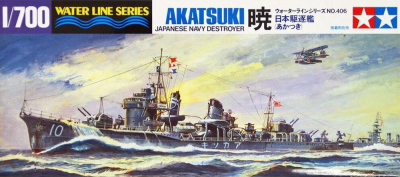 Model Kit Tamiya: Akatsuki Destroyer1