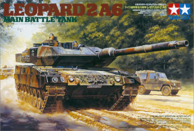 Model Kit Tamiya: Leopard 2 A6 Main Battle Tank