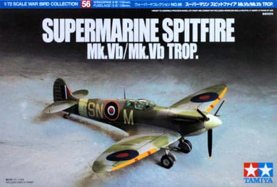 Model Kit Tamiya: Spitfire Mk.Vb/Mk.Vb Trop.1