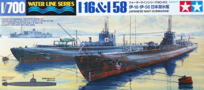 Model Kit Tamiya: Submarine I-16 & 1-581