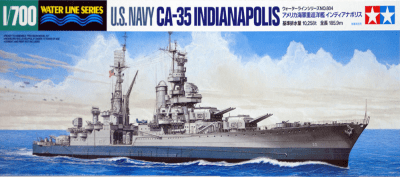 Model Kit Tamiya: U. S. Navy CA-35 Indianapolis1