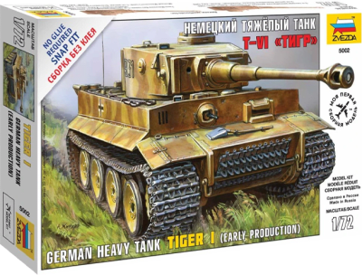 Model Kit Zvezda: 5002 Tiger I German Heavy Tank (Early Production)
