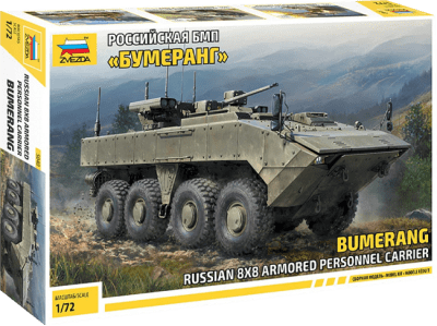 Model Kit Zvezda: 5040 Bumerang Russian 8x8 Armored Personnel Carrier