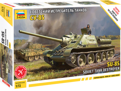 Model Kit Zvezda: 5062 SU-85 Soviet Tank Destroyer