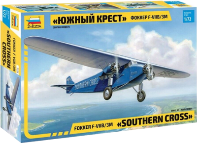 Model Kit Zvezda: 7233 Fokker F-VIIB/3M 
