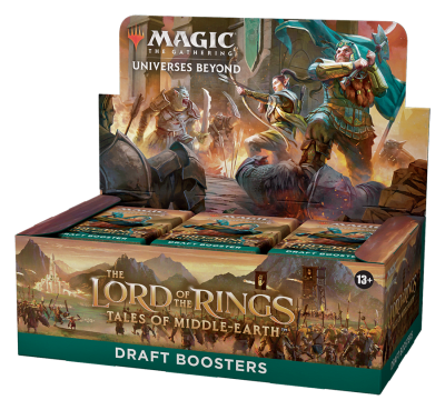 Caja Sobres Draft Booster MTG: LOTR Tales Of Middle-Earth Inglés1