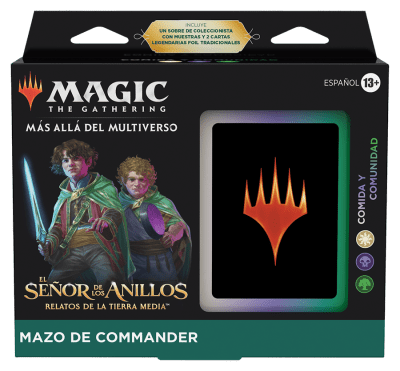Commander Deck MTG: LOTR Relatos de la Tierra Media (Comida y Comunidad) Español1