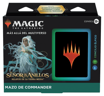 Commander Deck MTG: LOTR Relatos de la Tierra Media (Concilio Élfico) Español1