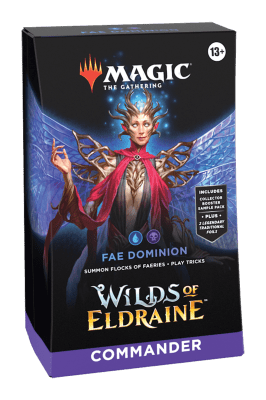 Commander Deck MTG: Wilds Of Eldraine Inglés Fae Dominion1